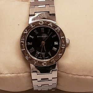Authentic BULGARI women stainless steel watch